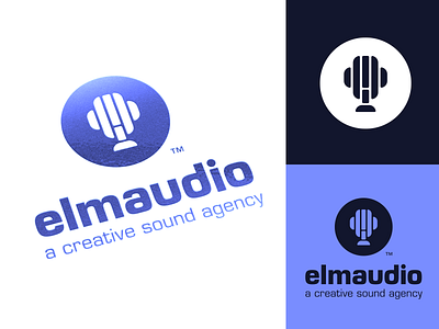Archived: elm audio Custom Logo Design audio brand identity brandmark custom logo design film identity identity designer logo logo design logo designer mark music sound mixer sound production tv