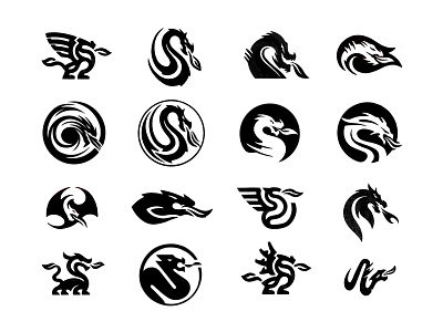 Firebreather Draft + Sketch Concepts animal brand mark branding brandmark custom logo design design dragon icon designer iconographer iconography identity identity designer illustration logo logo collection logo design logo designer mark symbol symbol designer