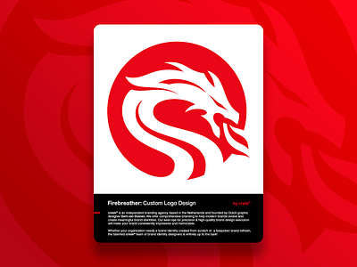 Mythology.. abstract fire-breathing monster as our logo for kimera, concurso  Design de logo