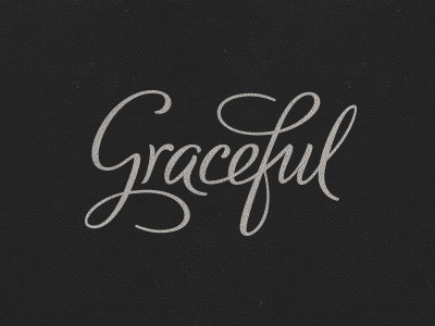 Graceful Lettering apps developer graceful hand lettering lettering logo logotype mobile type typography