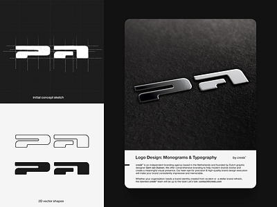 PA Monogram / Brief Logo Design Process