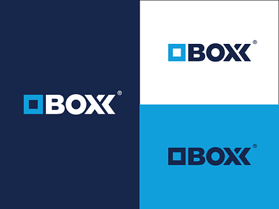 Boxx Storage Custom Logo Design box brand identity brand identity designer branding brandmark corporate branding corporate identity custom logo design identity designer logo logo design logo designer logotype wordmark