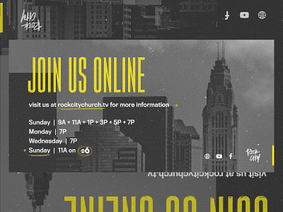 Join Us Online – Rock City Church