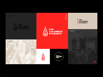 For Columbus Students branding church city columbus design illustration logo ohio series sermon