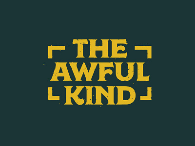 The Awful Kind athens band branding identity logo ohio regina the awful kind
