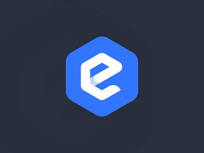 Endevor columbus e health hex hexagon letter logo logomark ohio startup tech technology