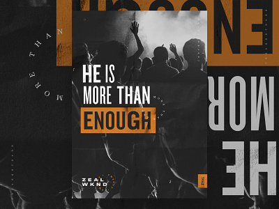 More Than Enough – Concept A 2020 art church columbus conference group ohio poster series sermon youth youthgroup