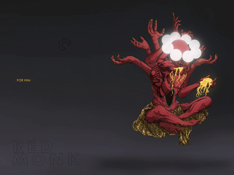 RED MONK Character Design
