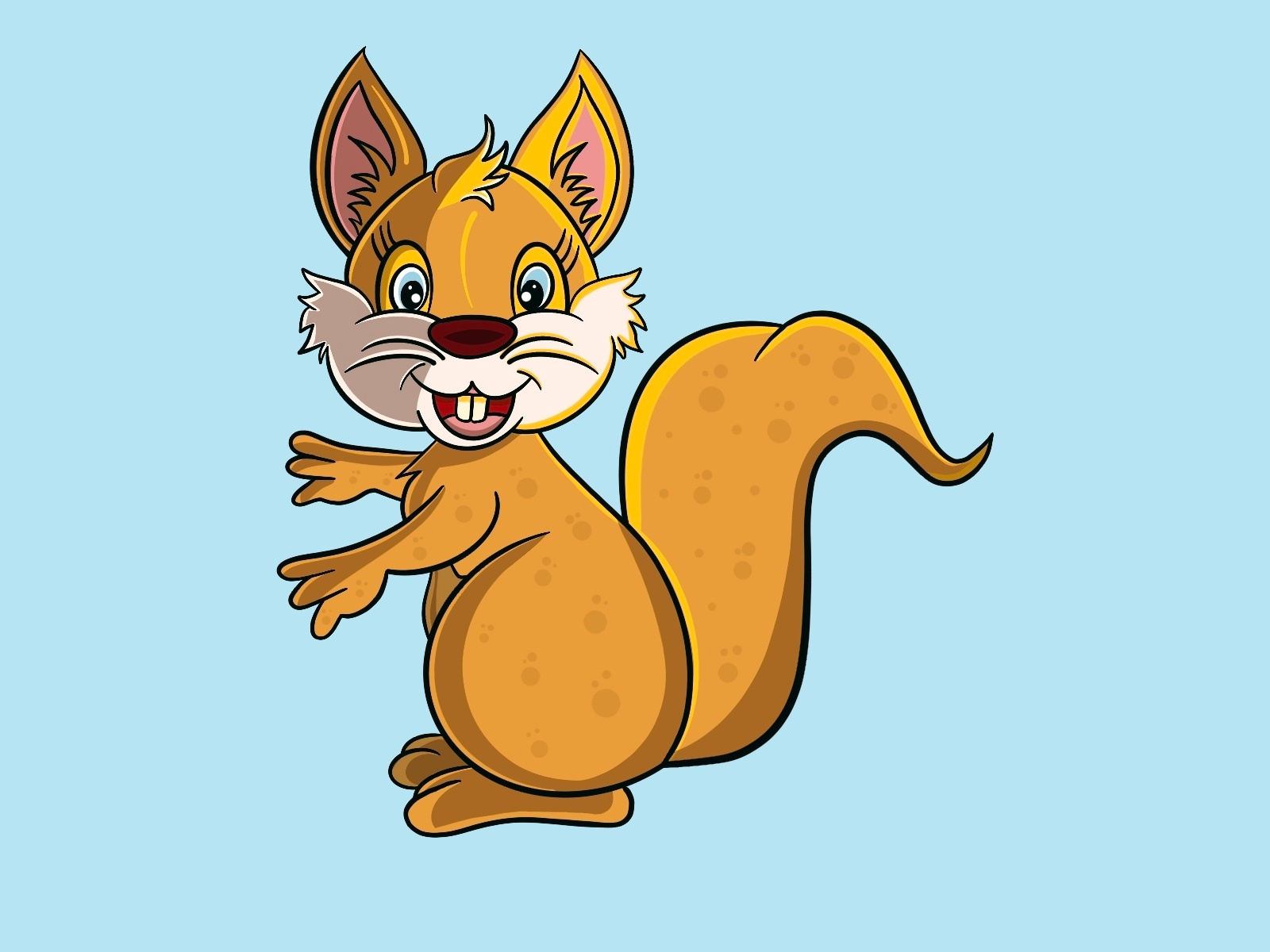 Hand drawn Squirrel 🐿. by Mehshi-Art on Dribbble