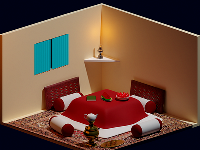 Yalda ( 2 ) 3d 3ddesign animation art b3d blender blender3d design graphic design graphics illustration iran motion graphics yalda