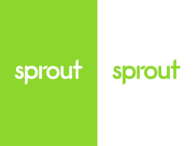 Sprout 🌱 branding daily logo green illustrator leaf leaf logo logo logo design mattress sprout tree type typography wordmark
