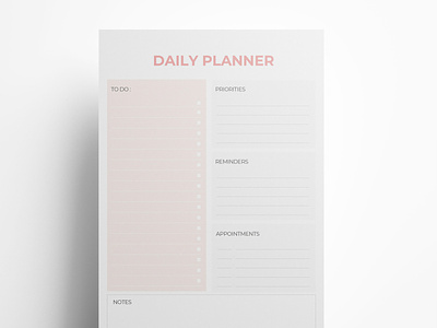 simple daily planner