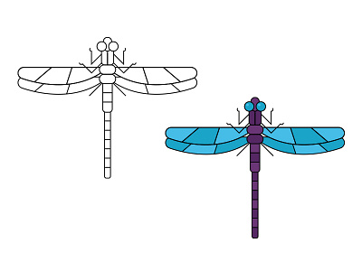 Bugs – Dragonfly bugs dragonfly illustration lineart