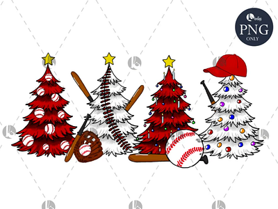 Christmas Trees PNG, File file for sublimation