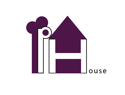 Purple House logo design logo