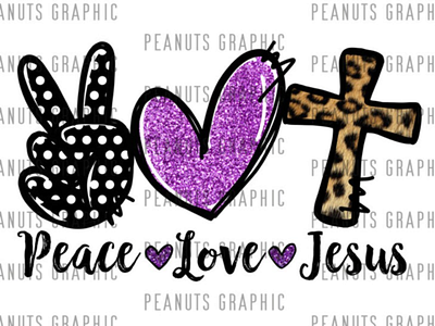 Peace Love Jesus PNG, Jesus png, Cross app branding design graphic design illustration logo typography ui ux vector