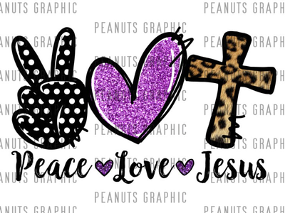 Peace Love Jesus PNG, Jesus png, Cross