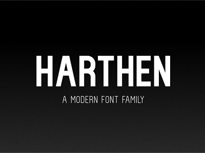 Harthen sans serif family font bundles font foreign font megazine
