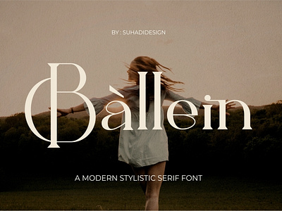 Ballein feminine serif font