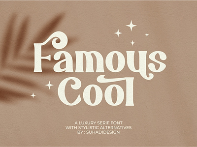 Famous Cool gorgeous typefaces branding fonts fashion font megazine model modeling modern serif