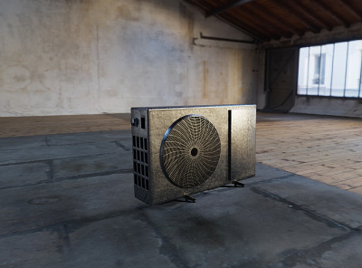 Air Conditioning Compressor 3d