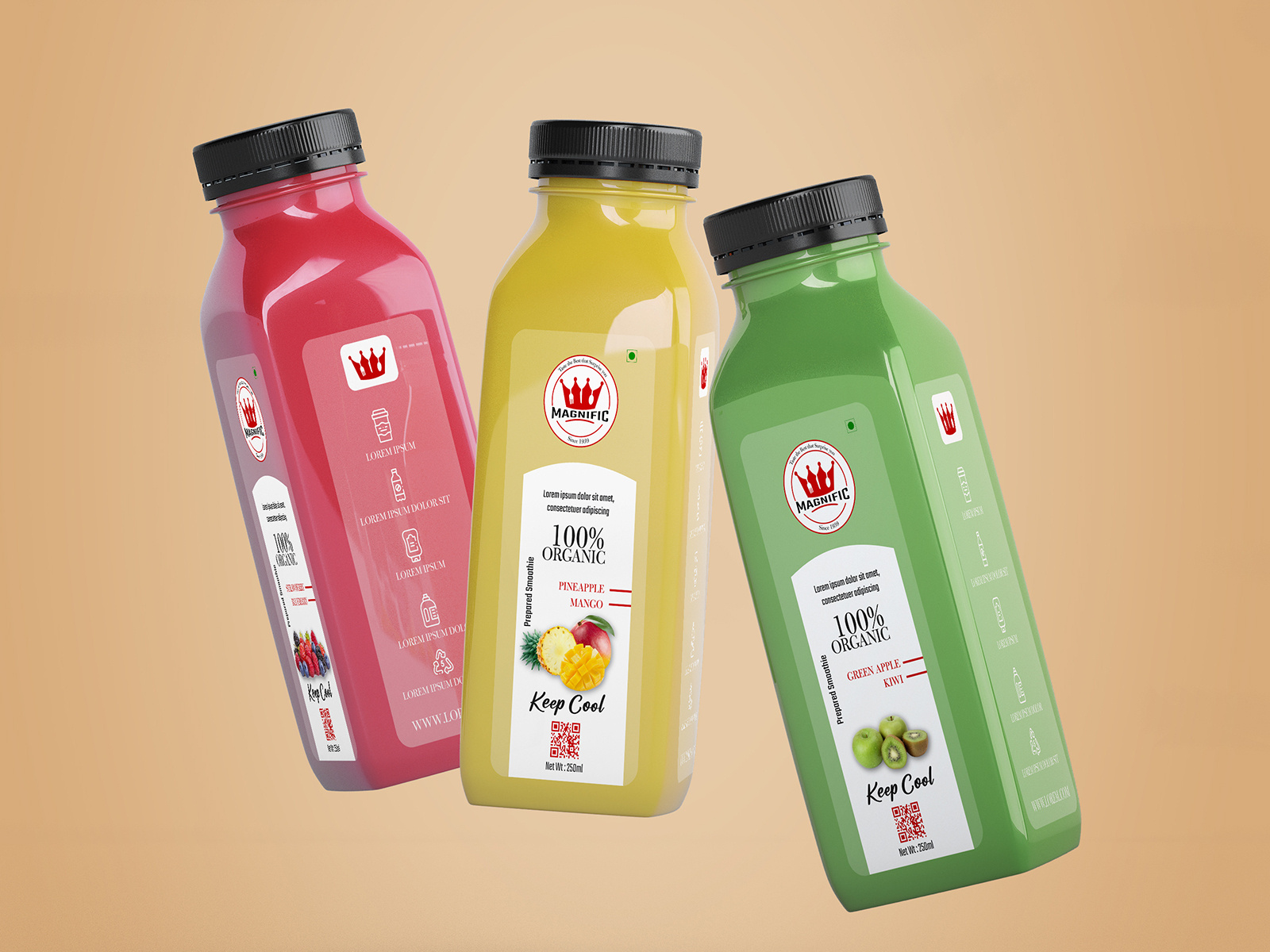 Juice Bottle Design And Mockup by Marketorz on Dribbble