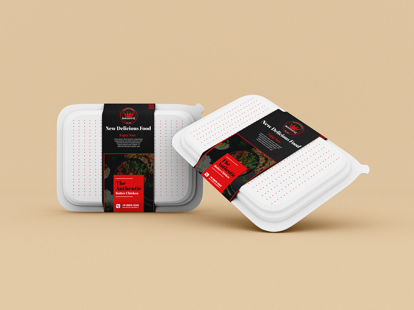 Food Container Design And Mockup by Marketorz on Dribbble