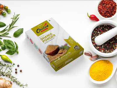 Masala Box Package Label Design And Mockup branding graphic design logo package label design packaging design