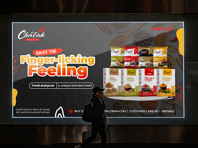 Masala Company Billboard Mockup