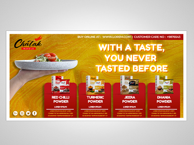 Masala Company Billboard Design billborad design branding graphic design logo