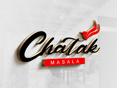 Masala Company Logo Design And 3D Mockup branding design graphic design logo logo design masala box design masala company logo masala logo ui