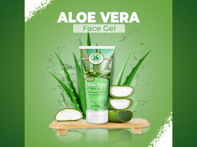 Herbal Aloe Vera Gel (Product) Social Media Poster