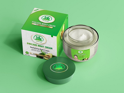 Avocado Night Cream | Nature's Care | Herbal Company | Mockup