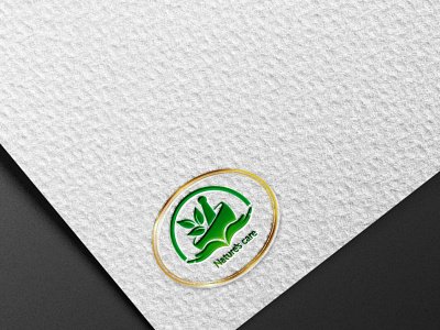 2D Logo Mockup Of Herbal Company (Nature's Care) 3d branding design graphic design illustration logo package design vector