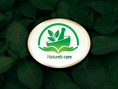 Nature's Care Herbal Company Logo Design 3d branding design graphic design illustration logo logo design ui vector