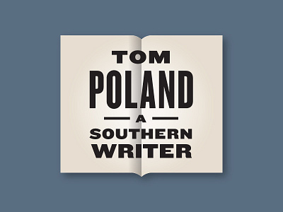 Tom Poland author book page writer