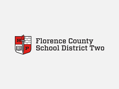 Florence County School District Two Logo education sc school shield