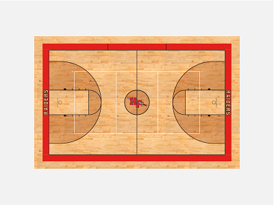 Hannah-Pamplico High School Bball Court Design athletics basketball court education high school school