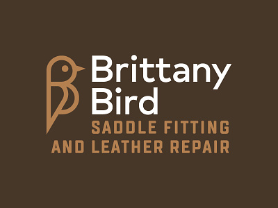 Brittany Bird Logo bird equestrian horse leather saddle