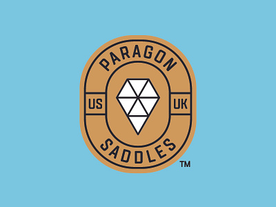 Paragon Logo badge equestrian saddles