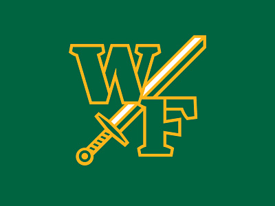 West Florence Monogram high school monogram sword west florence