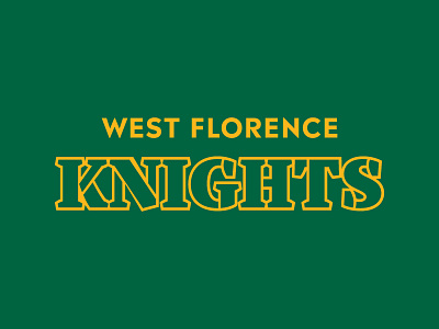 West Florence Logotype high school knights west florence