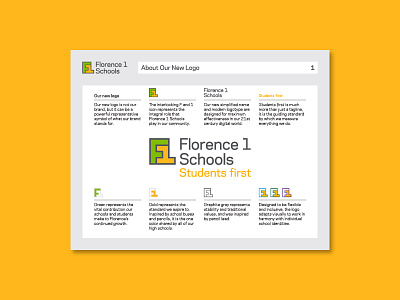 Florence 1 Schools Guidelines