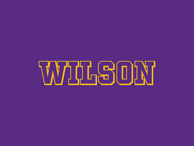Wilson Logotype education high school