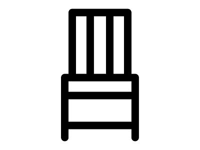 Chair icon graphic