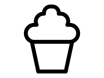 Cupcake icon design