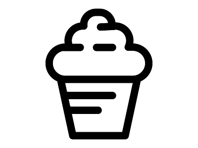 Cupcake icon design