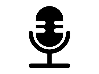 Microphone icon branding concept design graphic design icon illustration logo mic microphone radio sound vector