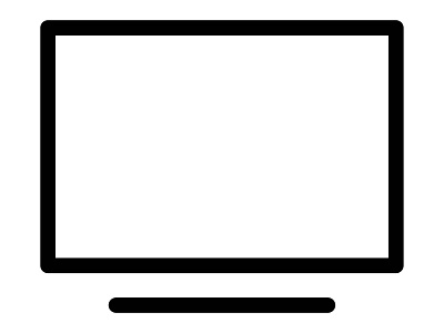 Television icon branding concept design graphic design icon illustration logo monitor television tv vector