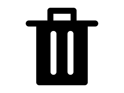 Trash Can icon branding concept delete design graphic design icon illustration logo trash can ui ux vector
